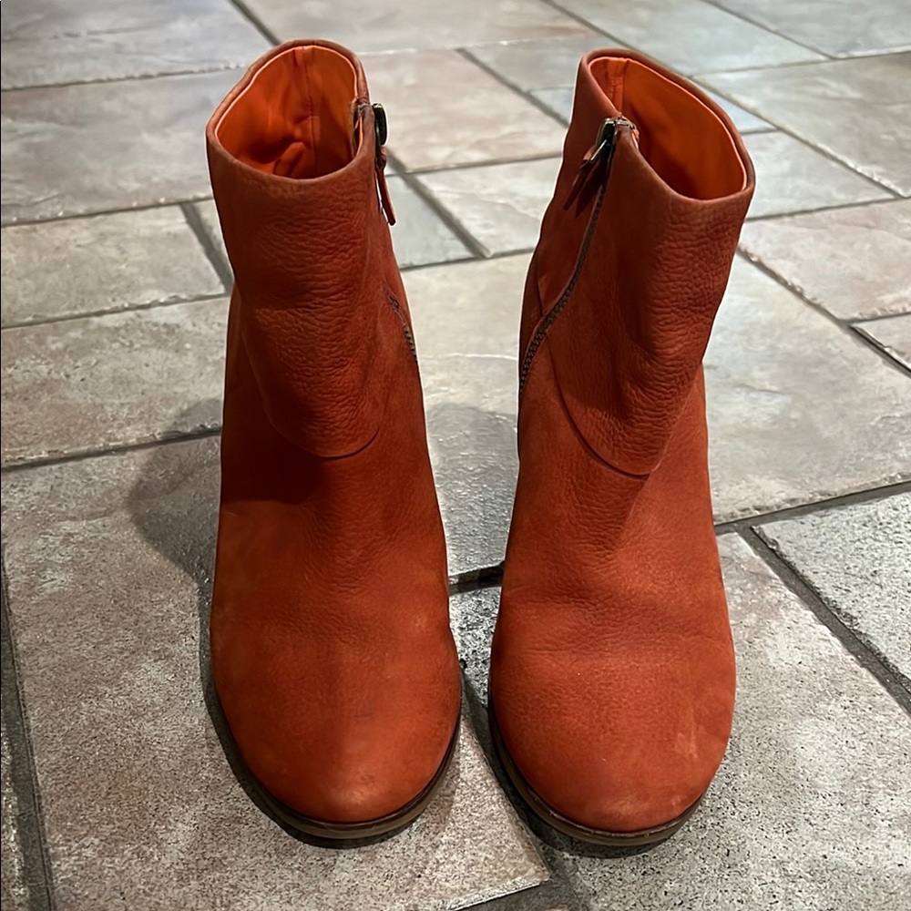 Women's Orange Ankle Boots